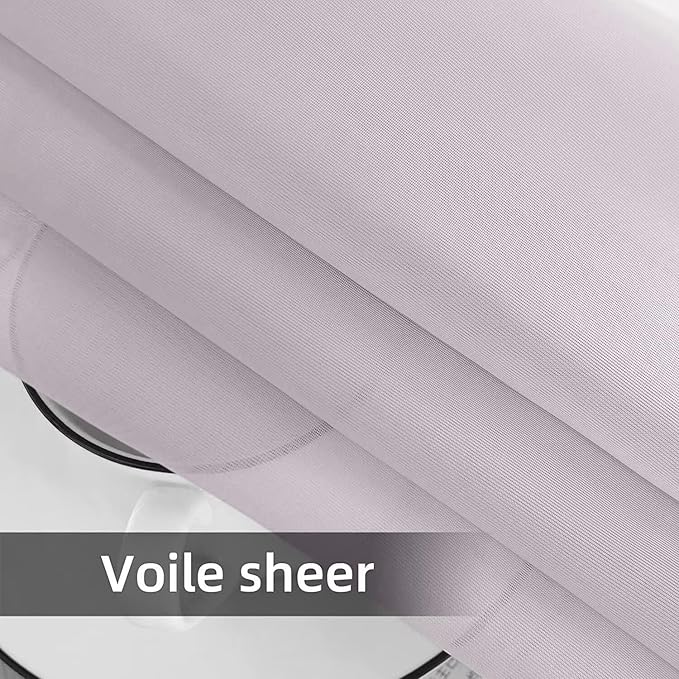 SpaceDresser Waterproof Outdoor Sheer Curtains - Image 9