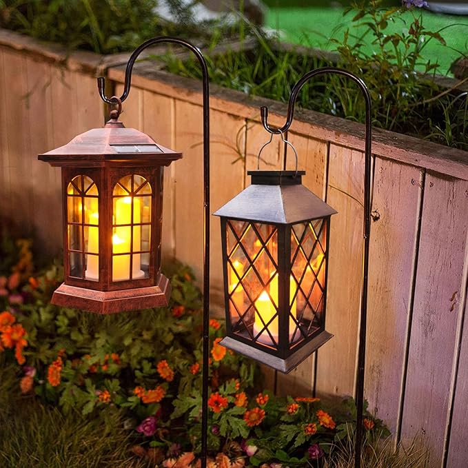 Solar Outdoor Waterproof Hanging Lantern, Yard Decorative Solar Lights PVC - Image 7