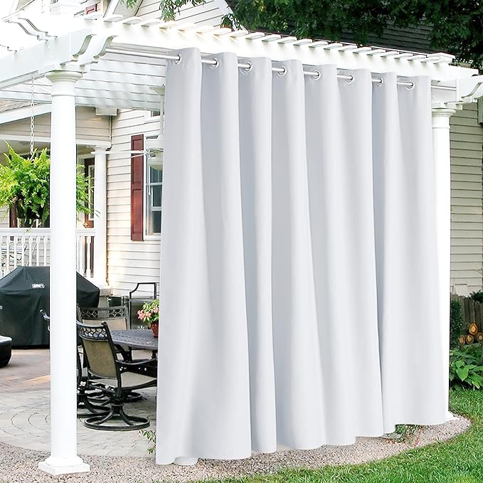 RYB HOME Extra Wide Outdoor Curtains by RYBHOME