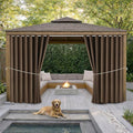 Outdoor Patio Curtain Waterproof Darkening Thermal Insulated Indoor Curtains by DivaenCamino
