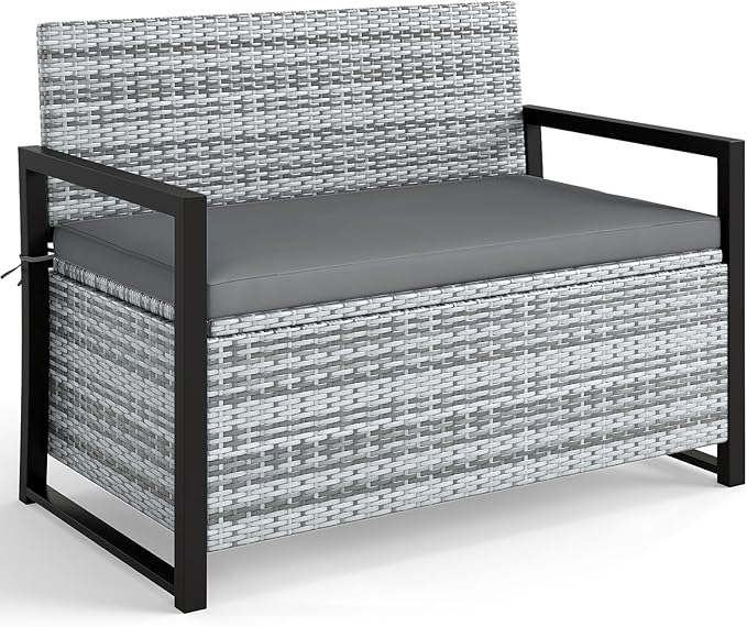 Tangkula 40 Gallon Outdoor Bench by TANGKULA
