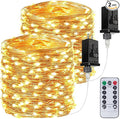 2Pack Each 66Ft 200LED Christmas Fairy Lights Plug in by BHCLIGHT