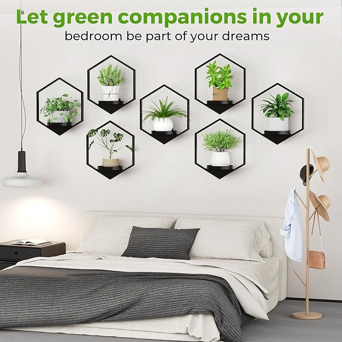Wall Planters for Indoor Plants 7 Pack, Plant Frames Wall Decor Living Room - Image 7
