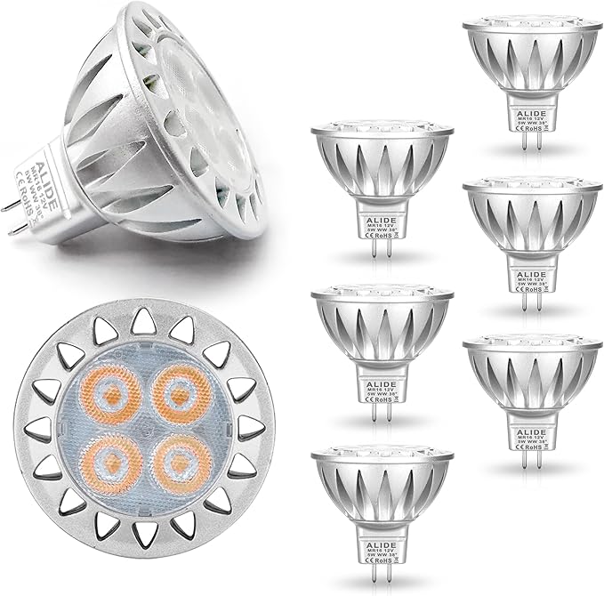 MR16 GU5.3 Led Landscape Bulbs 3000K Warm White 5W, MR16 20W 35W Halogen by ALIDE