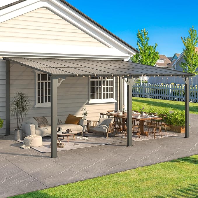 AECOJOY 16' x 12' Gazebo Outdoor Pergola - Image 4