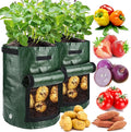 JJGoo 2 Pack 10 Gallon Garden Potato Grow Bags by JJGoo