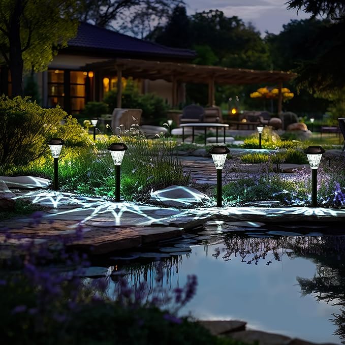 GIGALUMI 16 Pack Solar Lights Outdoor Waterproof, Outdoor Solar Lights - Image 5