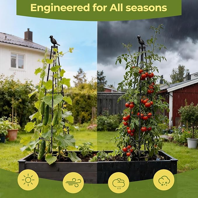 Garden Trellis for Climbing Plants Outdoors, Vegetables - Image 6