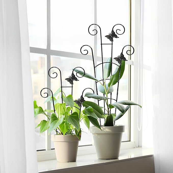 COOMIN 30'' Monstera Plant Support Outdoor, Metal Expandable Plant Supports - Image 7