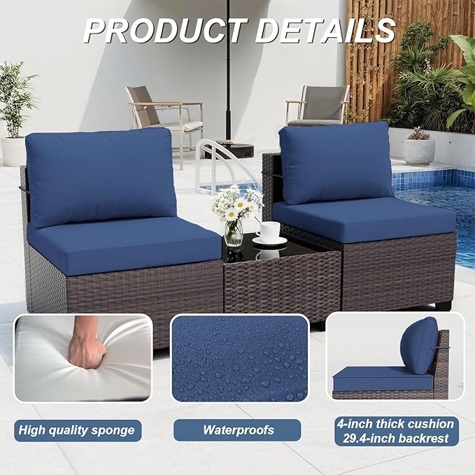 ALAULM Patio Furniture Set - Image 4