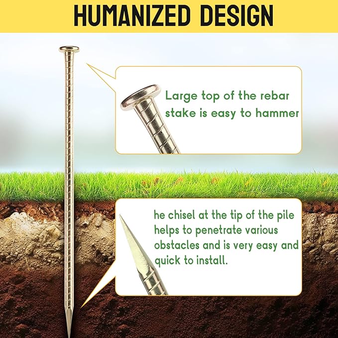16 Inch Rebar Stakes - Image 5