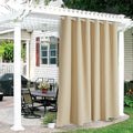 RYB HOME Outdoor Curtains for Patio Waterproof Block Sunlight Thermal Insulated by RYBHOME