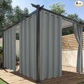 HolidayIdeas Outdoor Curtains for Patio Waterproof, 4 Panels by HolidayIdeas