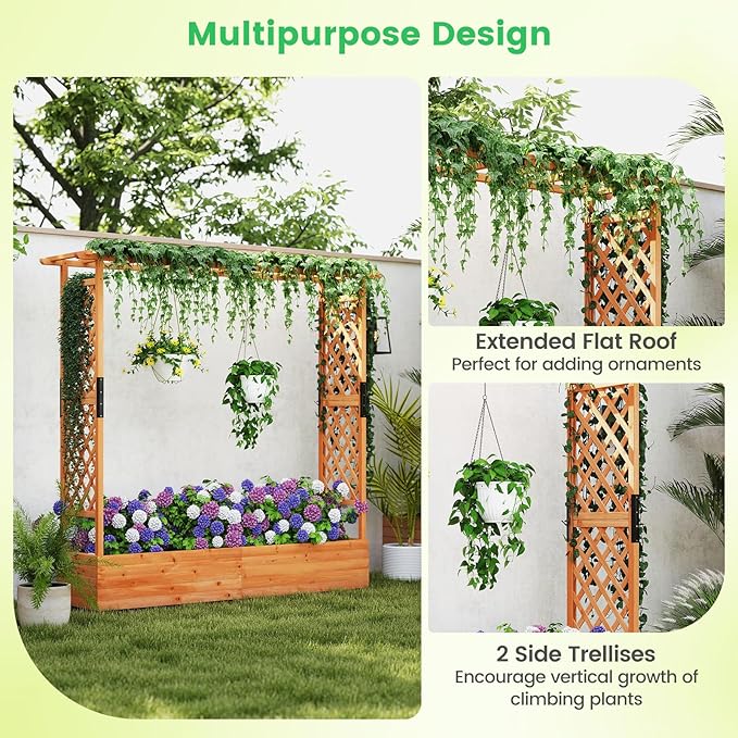 Giantex Set of 2 Raised Garden Bed - Image 7