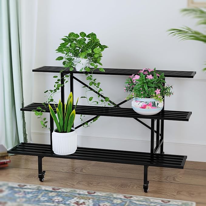 Zhongma 3 Tier Sturdy Metal Plant Stand - Image 4