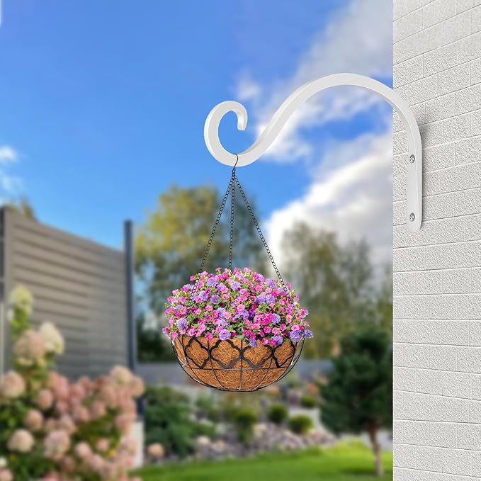 BOLITE Plant Hangers Outdoor Indoor, 12 Inch Wall Plant Hooks, Metal Bird - Image 2