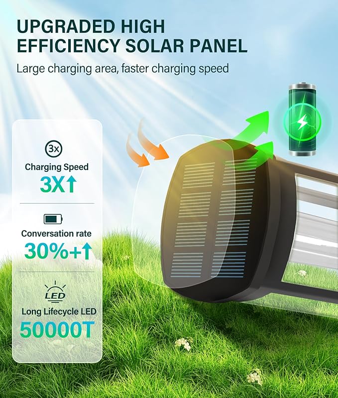 Solar Path Lights Outdoor 8 Pack, Bright Solar Pathway Lights Outside Waterproof - Image 3