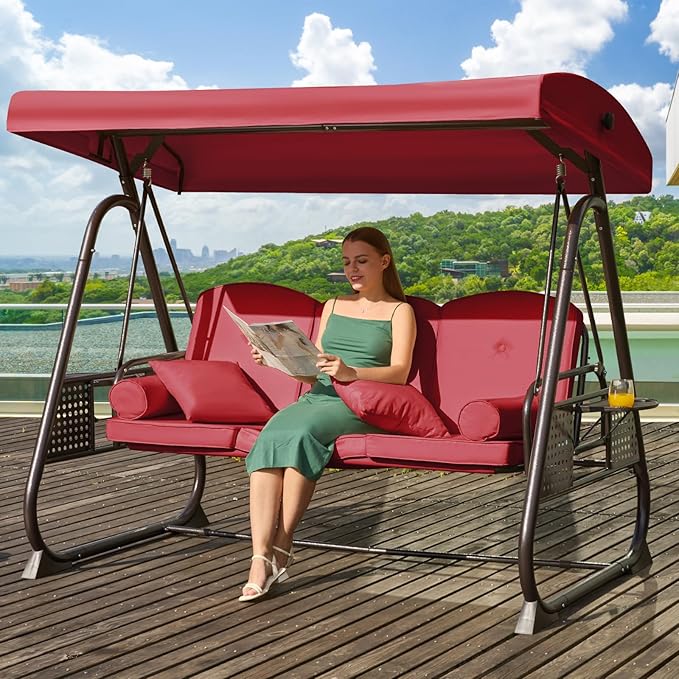3 in 1 Outdoor Porch Swing by YALISSEY