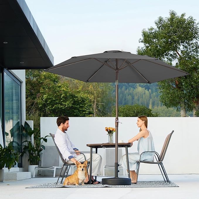 JEAREY 7.5FT Patio Umbrella Market Table Umbrella - Image 9