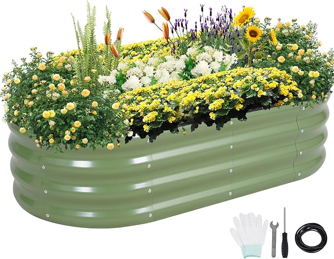 Galvanized Raised Garden Bed Outdoor- Raised Beds by Permade