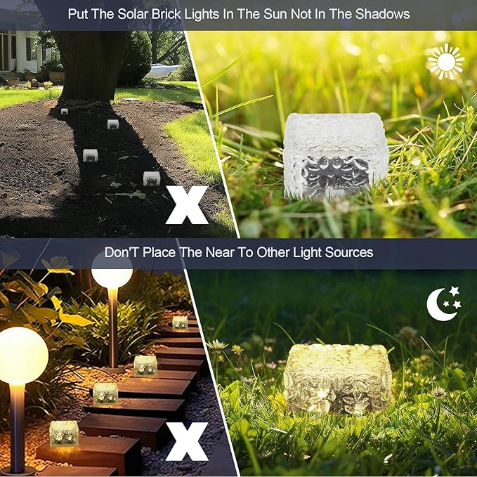 Solar Brick Lights-Outdoor Solar Lights - Image 7