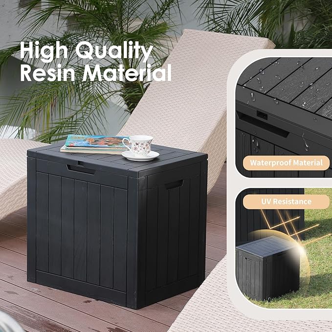 DRATO Deck Boxes, 30 Gallon Outdoor Storage Box - Image 2