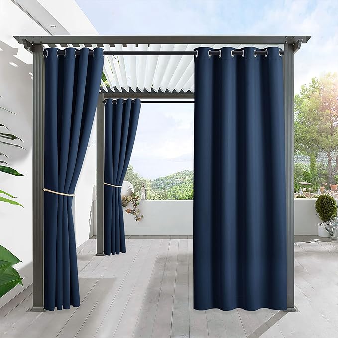 RYB HOME Outdoor Patio Curtains by RYBHOME