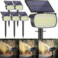 108 LED Solar Spot Lights Outdoor, Solar Lights Outdoor IP65 Waterproof by MinPea