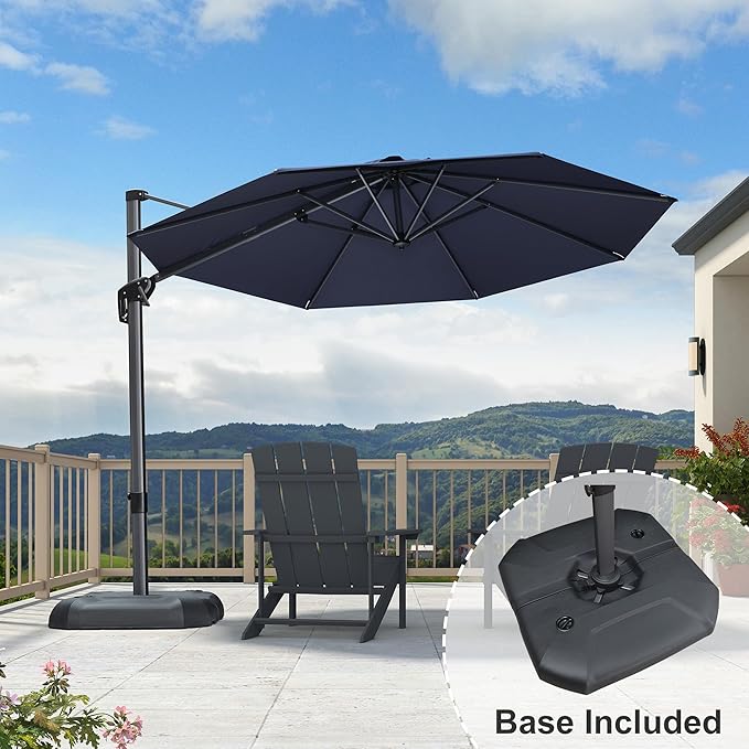 PURPLE LEAF 10 Feet Patio Umbrella - Image 2
