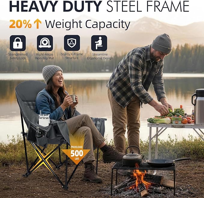Oversized Camping Chair for Adults - Image 5