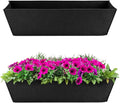 Adnee 2 Pcs 24 Inch Fabric Plant Window Box Liners-Rectangular Non-Woven by Adnee