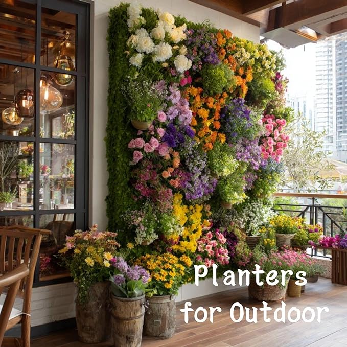 36 Pockets Living Wall Planter Indoor, Self Watering Wall Hanging Planters - Image 5