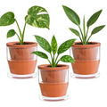 D'vine Dev 4 Inch Design Self Watering Pot by DvineDevPlanterPotsandStand