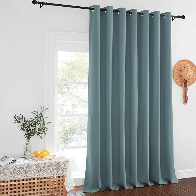 NICETOWN Blackout Patio Curtains 100 x 144 Inches Long - Image 8