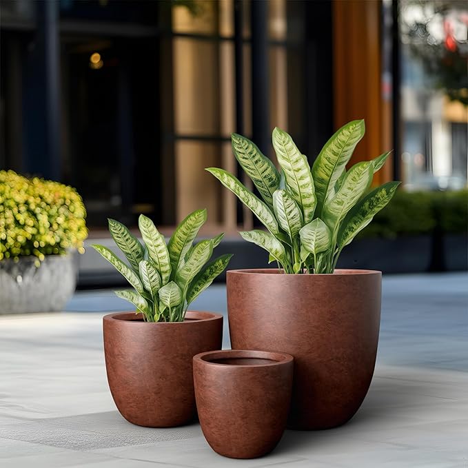 Kante 18", Outdoor Indoor Large Planter Pots - Image 4