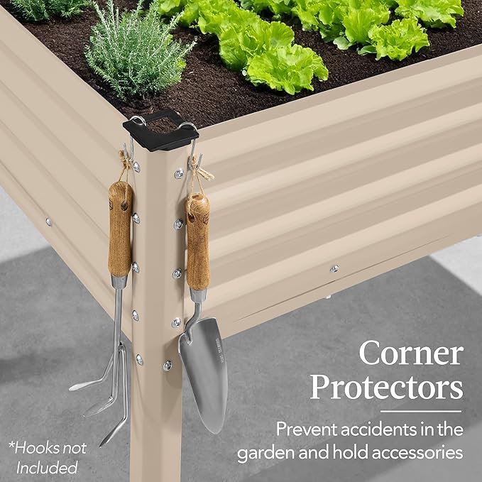 Best Choice Products 48x24x30in Galvanized Raised Garden Bed, Metal Elevated - Image 7