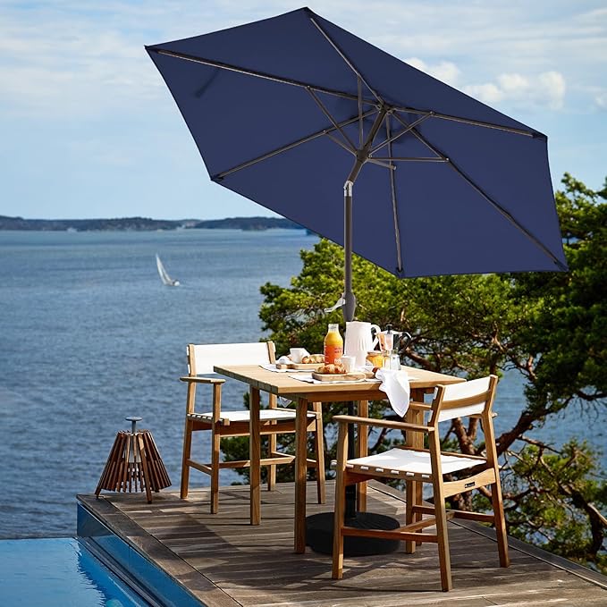 JEAREY 7.5FT Patio Umbrella Outdoor Market Umbrella - Image 4