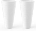 Kante Tall Round Planter Set of 2, 29 Inch Tall Decorative Planter Pots by Kante