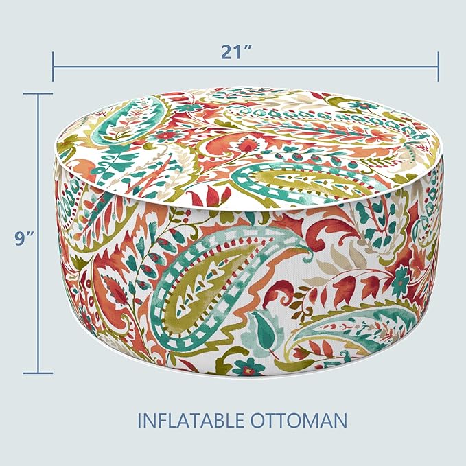 LVTXIII Inflatable Stool Ottoman Footrest - Image 3