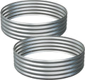 2PCS 4x4x1FT Galvanized Raised Garden Bed Kit, Vegetable Boxes-Round Metal by Yortrek