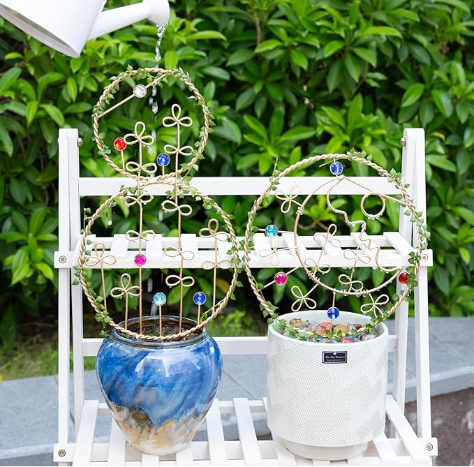 2PCS Hoya Trellis Plant Support Indoor Metal Frame Unique Trellis - Image 6