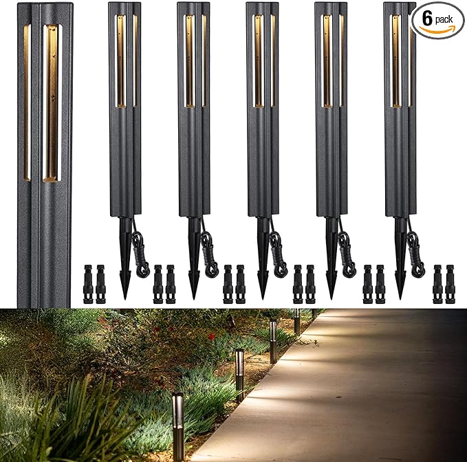 LEONLITE Low Voltage Path Lights, 3W LED Landscape Pathway Lights, Outdoor by LEONLITE