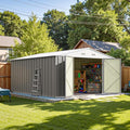 Patiowell 10 x 12 FT Metal Storage Shed by Patiowell