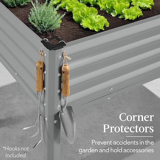 Best Choice Products 48x24x30in Galvanized Raised Garden Bed, Metal Elevated - Image 7