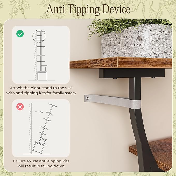 PRAISUN 51.3 Inch Plant Stand - Image 6