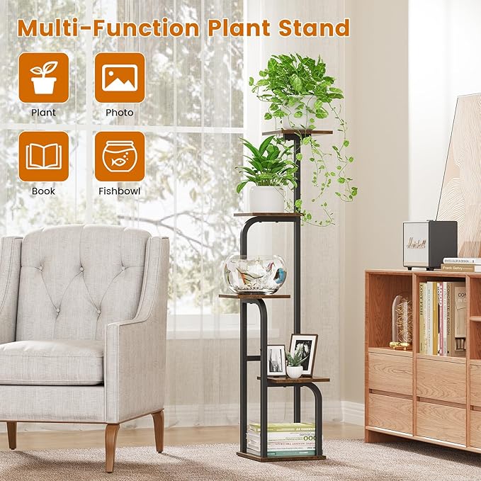 5 Tier Plant Stand Indoor, Plant Shelf - Image 5