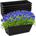 8pcs Window Box Planter, 17 Inches Flower Window Boxes, Rectangle Planters Box by Hananojia