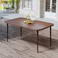 JEAREY Patio Dining Table, Outdoor Dining Table All-Weather by JEAREYOutdoorsCollection