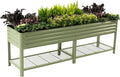 Elevated Raised Garden Bed-V Series, 1400 Lbs Weight Capacity, Outdoor Planter by VegoGarden