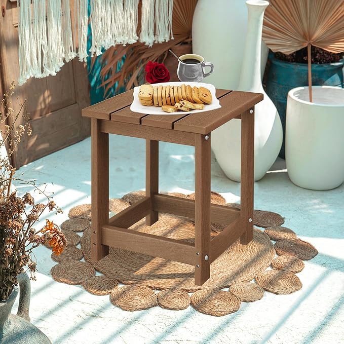 LZRS Adirondack Square Outdoor Side Table - Image 2